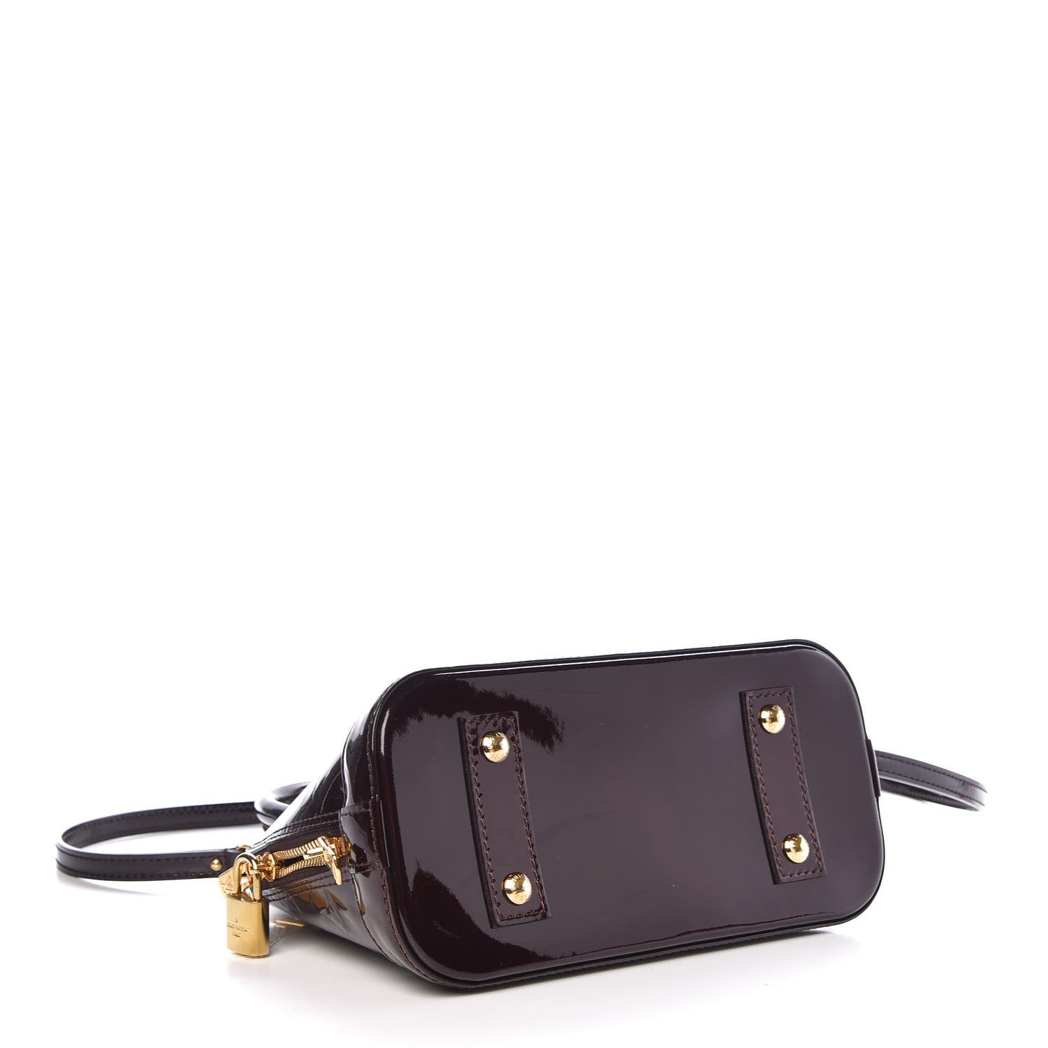 Louis Vuitton Vernis Alma BB Amarante 5 of 9