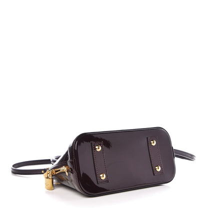Louis Vuitton Vernis Alma BB Amarante 5 of 9