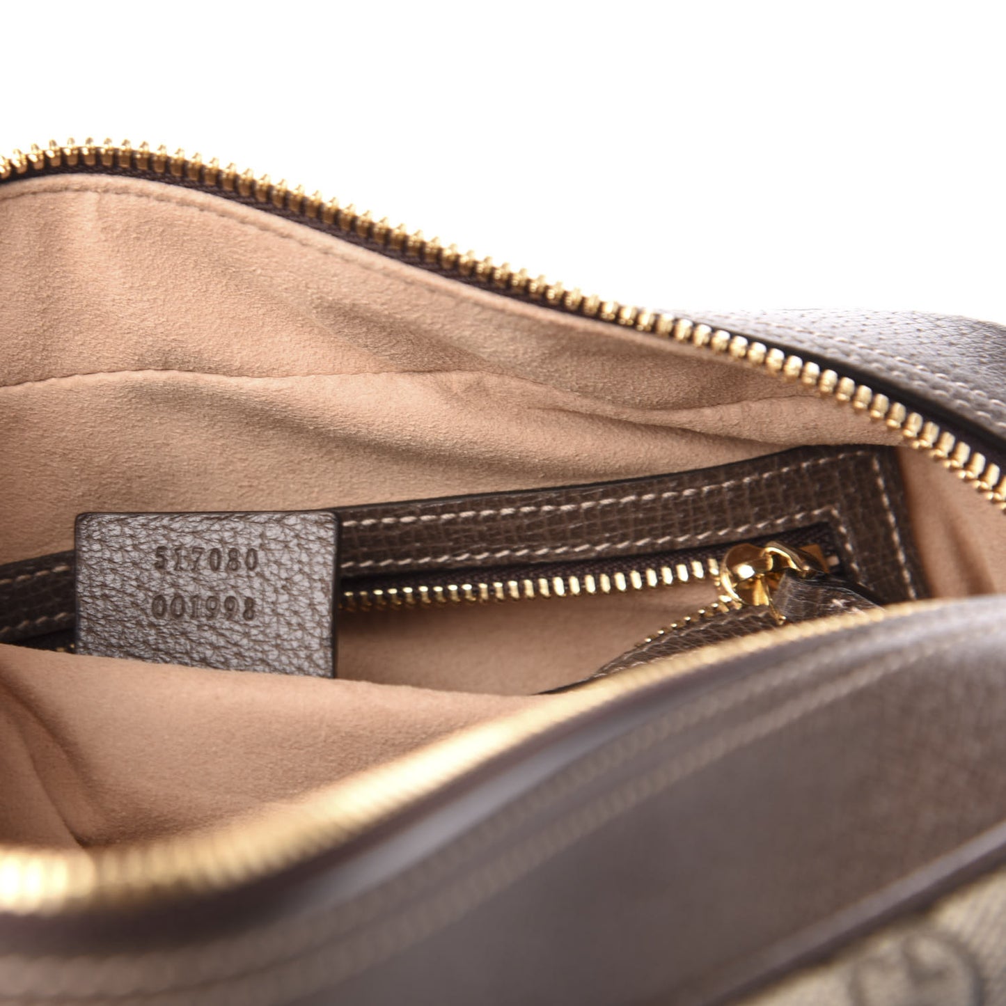 GG Supreme Monogram Web Small Ophidia Shoulder Bag Brown