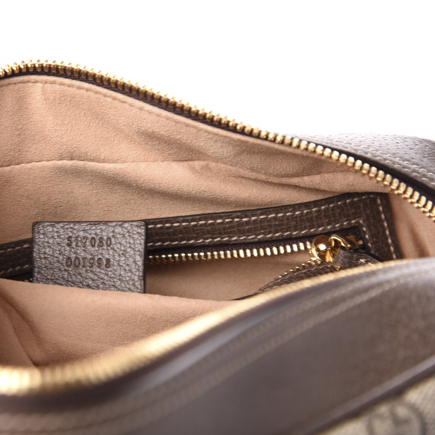Gucci GG Supreme Monogram Web Small Ophidia Shoulder Bag Brown 7 of 11