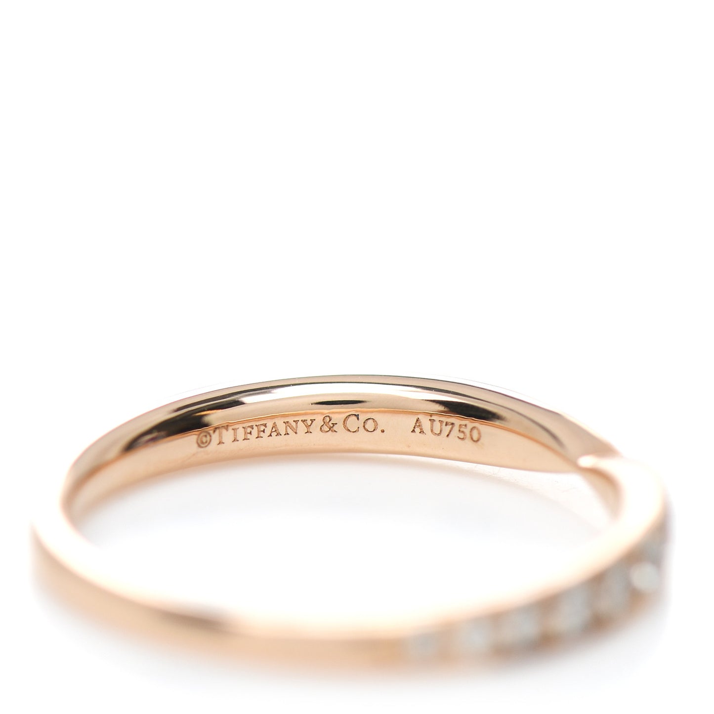 18K Rose Gold Diamond Harmony Band Ring 47 4