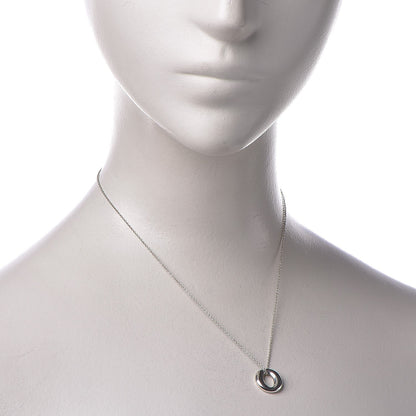Tiffany Sterling Silver Elsa Peretti Sevillana Pendant Necklace 2 of 9