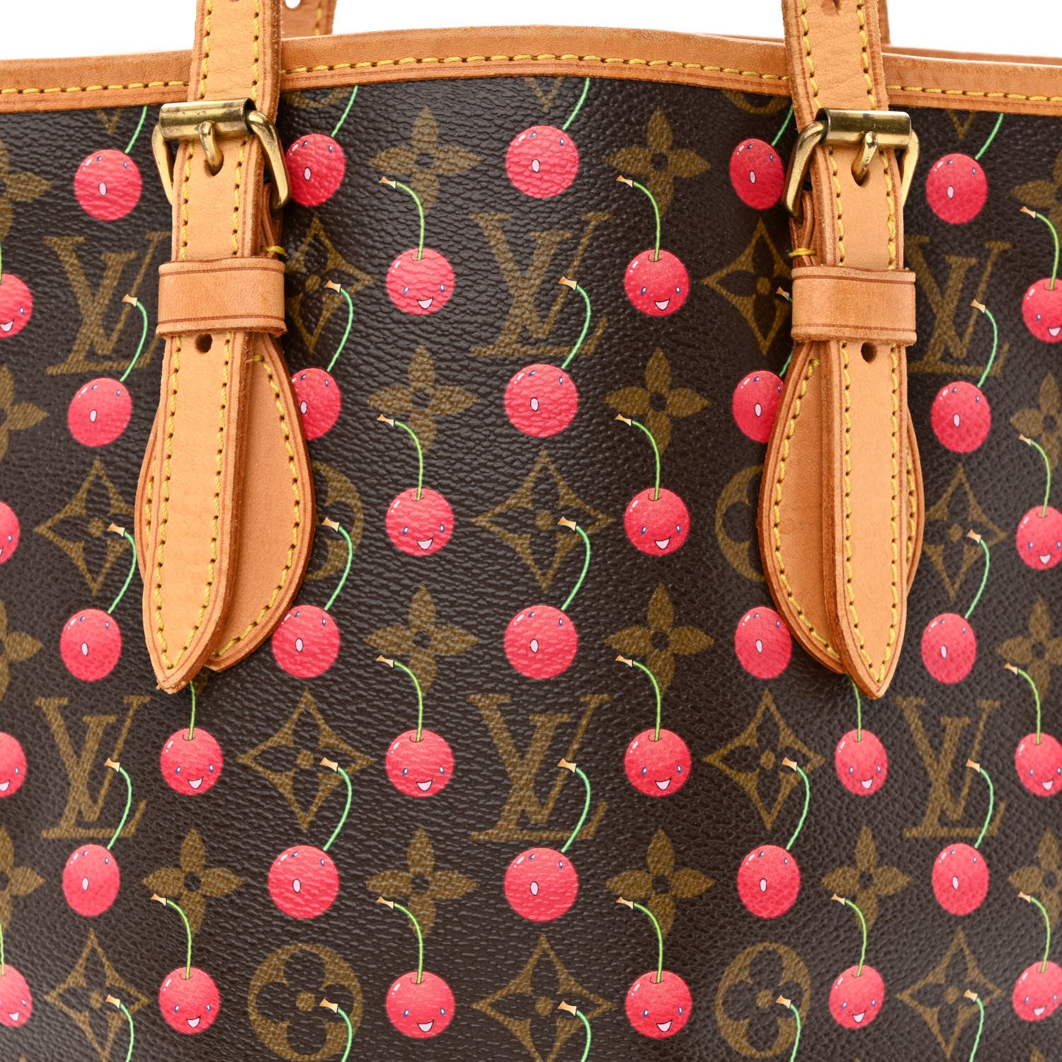 Louis Vuitton Monogram Cerises Bucket Bag 8 of 12