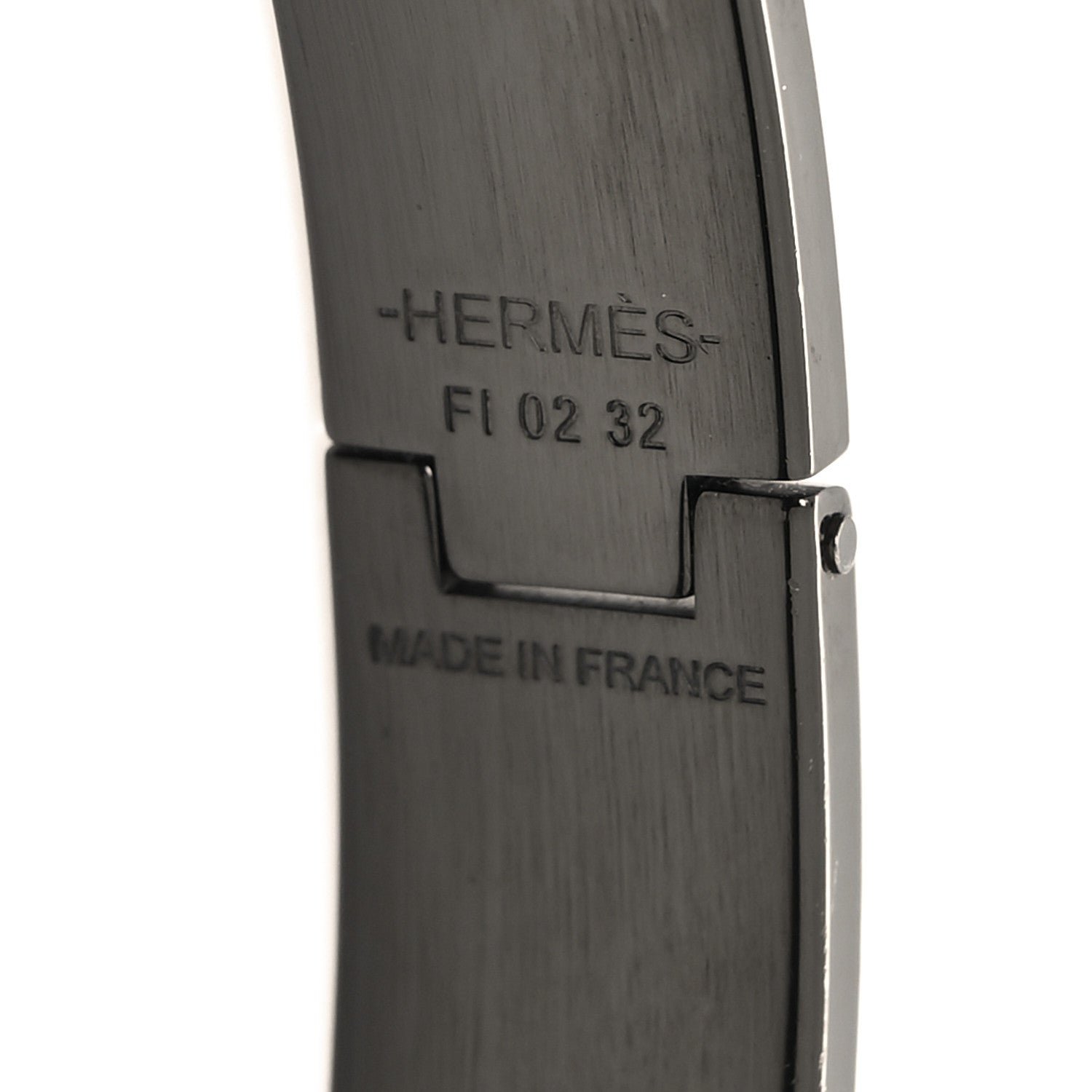 Hermes Matte Enamel Narrow Clic Clac HH Bracelet T5 So Black 4 of 4
