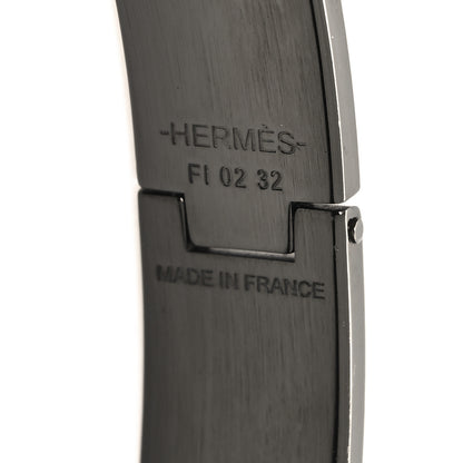 Hermes Matte Enamel Narrow Clic Clac HH Bracelet T5 So Black 4 of 4