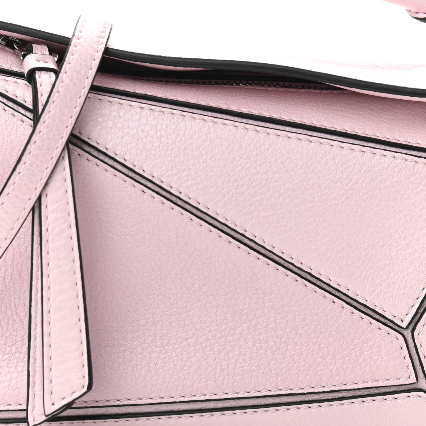 Calfskin Mini Puzzle Bag Icy Pink