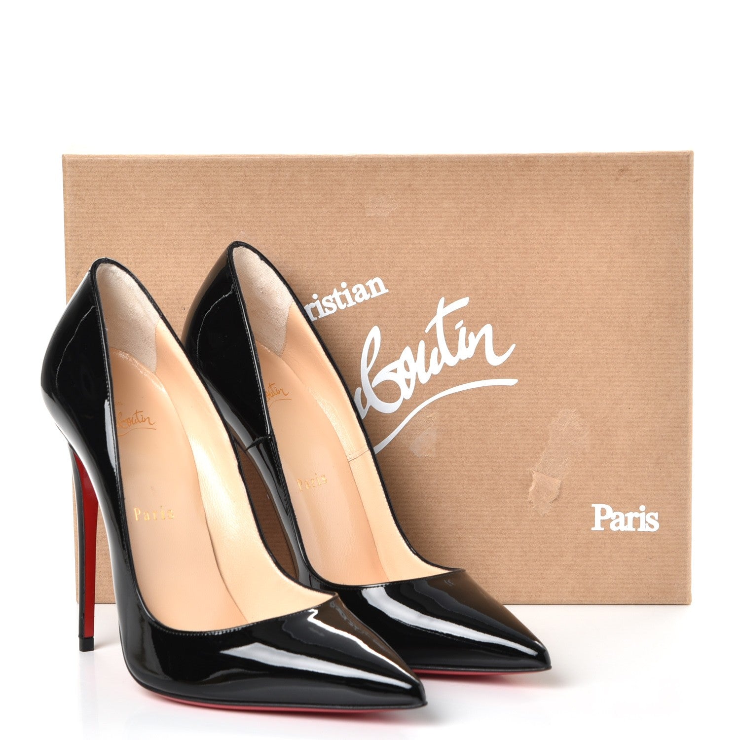 Christian Louboutin Patent So Kate 120 Pumps 38 Black 8 of 8