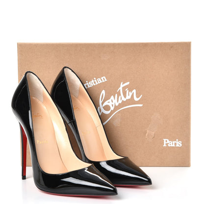 Christian Louboutin Patent So Kate 120 Pumps 38 Black 8 of 8