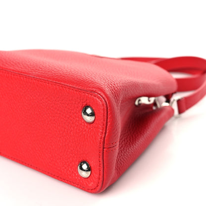 Louis Vuitton Taurillon Capucines BB Rubis 8 of 8