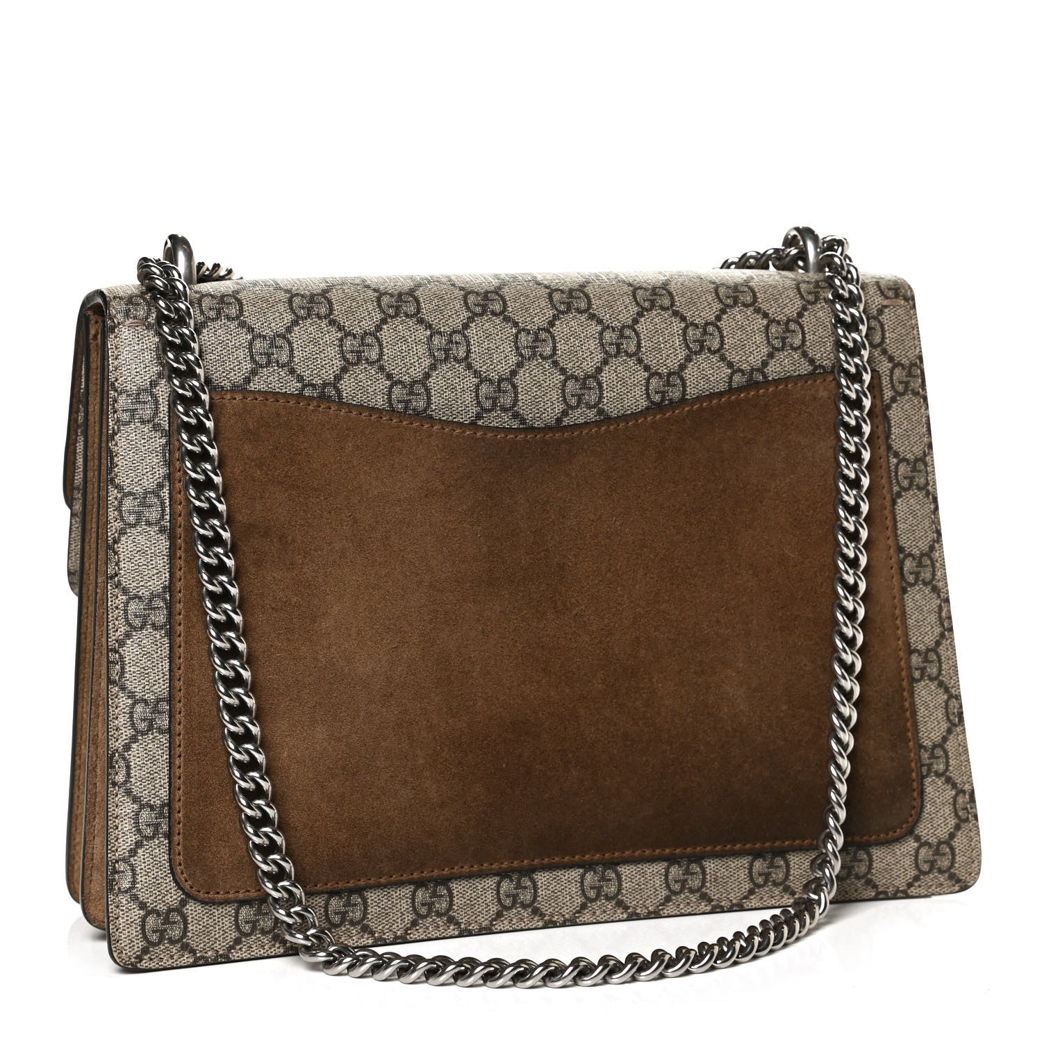 Gucci GG Supreme Monogram Medium Dionysus Shoulder Bag Taupe 3 of 11