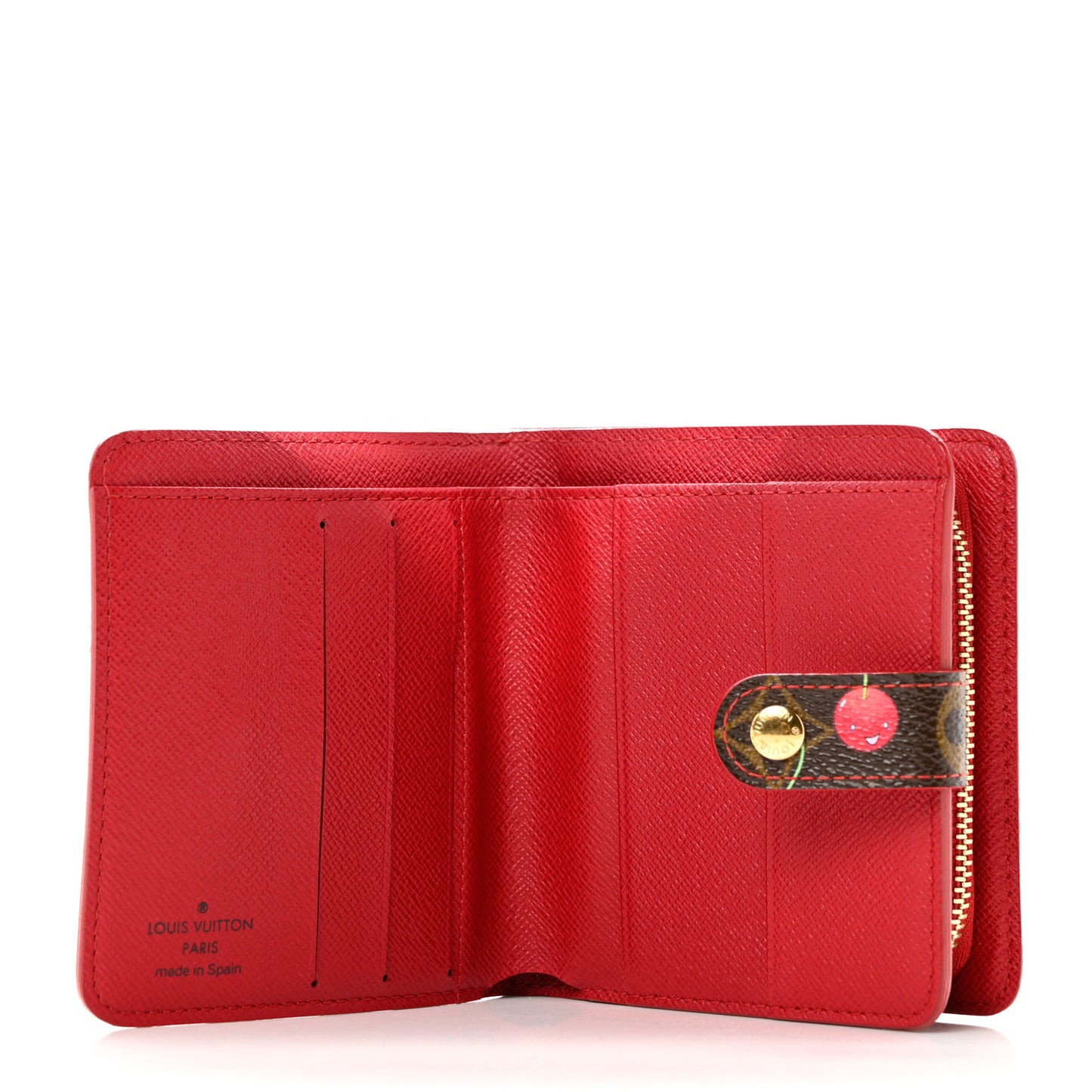 Monogram Cerises Compact Zippe Wallet