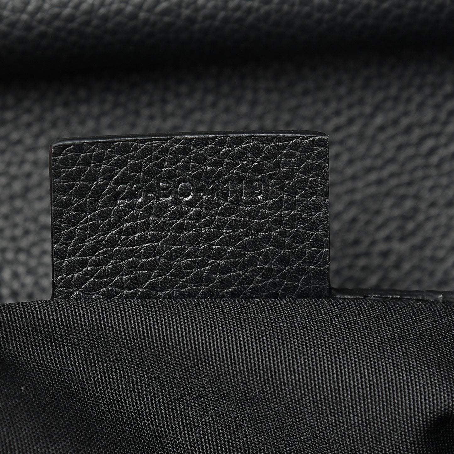 Grained Calfskin Saddle Backpack Black