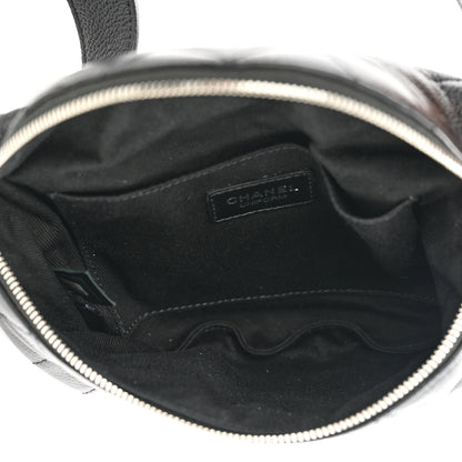 Chanel Grained Calfskin Quilted Waist Belt Bag Black 5 of 10