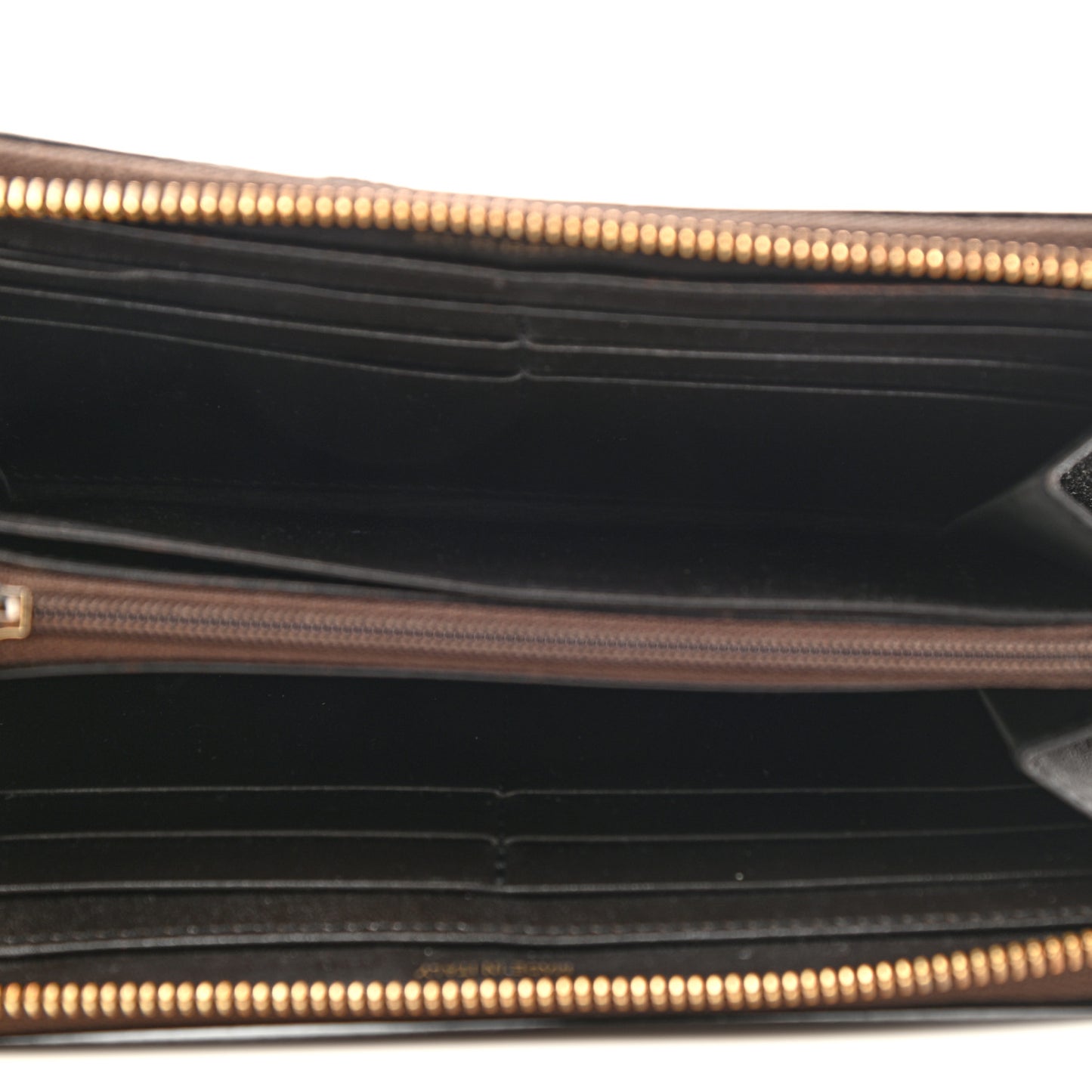 Haymarket Check Large Ziggy Zip Around Wallet Chocolate