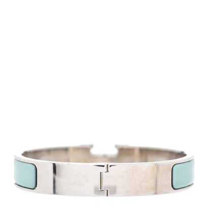 Hermes Enamel Narrow Clic Clac H Bracelet PM Lagon 3 of 4