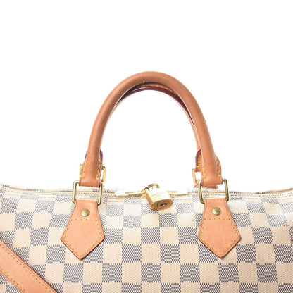 Louis Vuitton Damier Azur Speedy Bandouliere 35 12 of 20