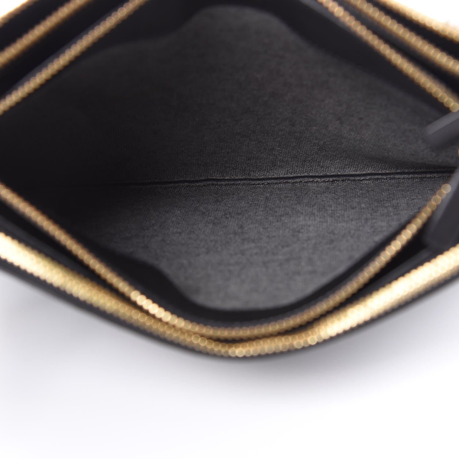 Celine Lambskin Large Trio Crossbody Bag Black 6 of 12