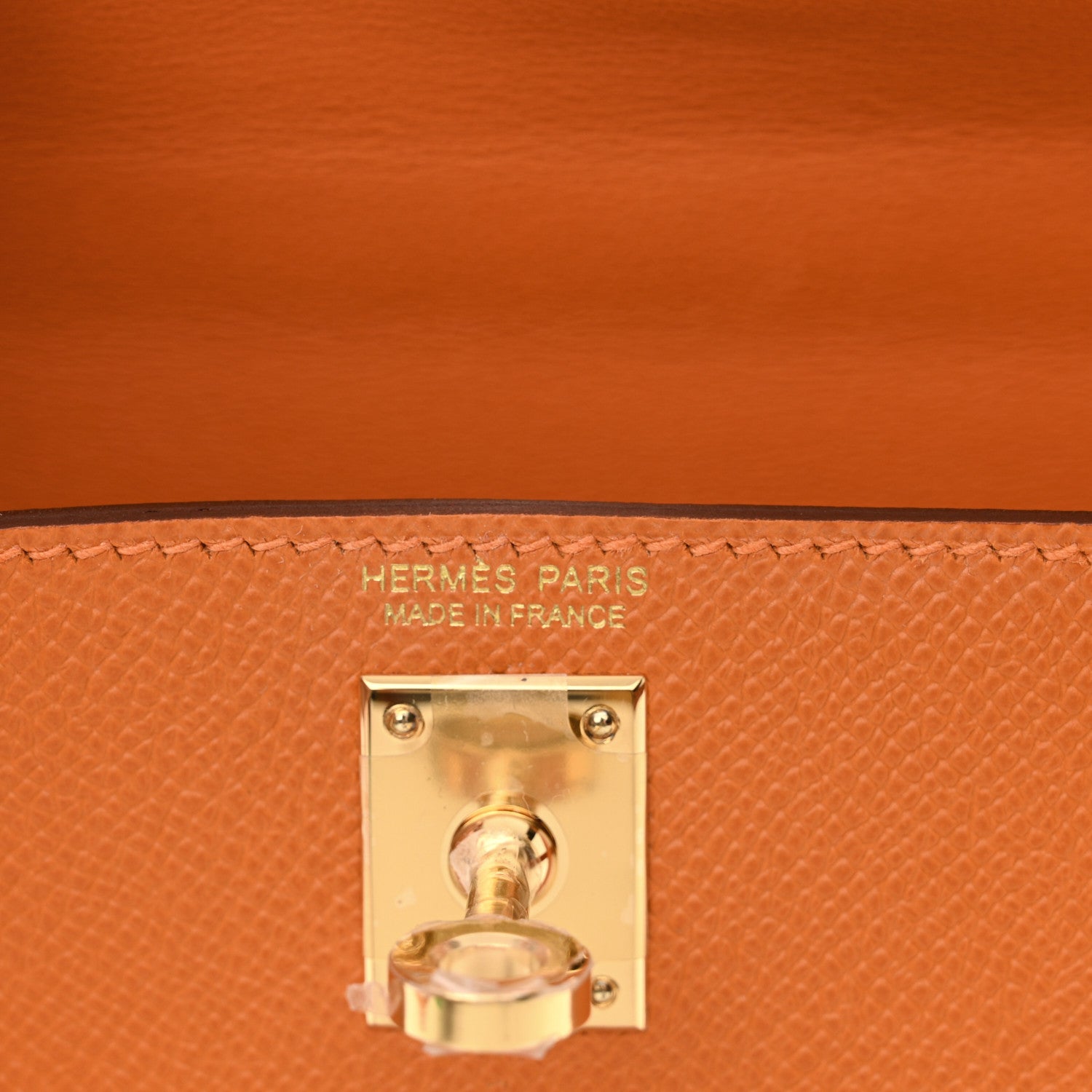 Hermes Epsom Mini Kelly Sellier 20 Orange 6 of 11
