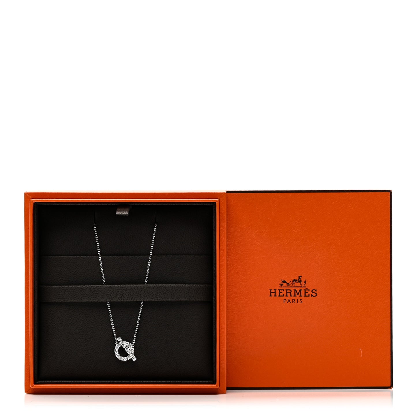 18K White Gold Diamond Finesse Pendant Necklace