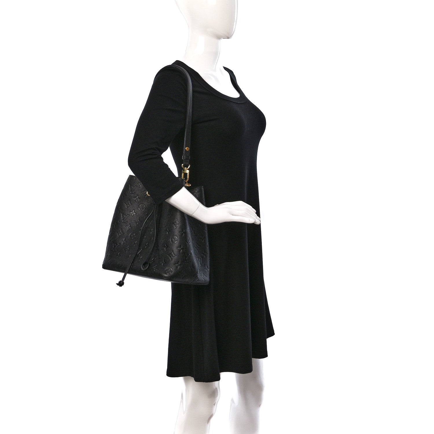 Louis Vuitton Empreinte Neonoe MM Black 2 of 11