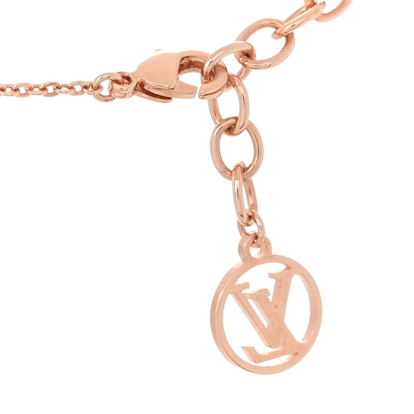Crystal Precious Nanogram Name Tag Necklace Rose Gold Silver