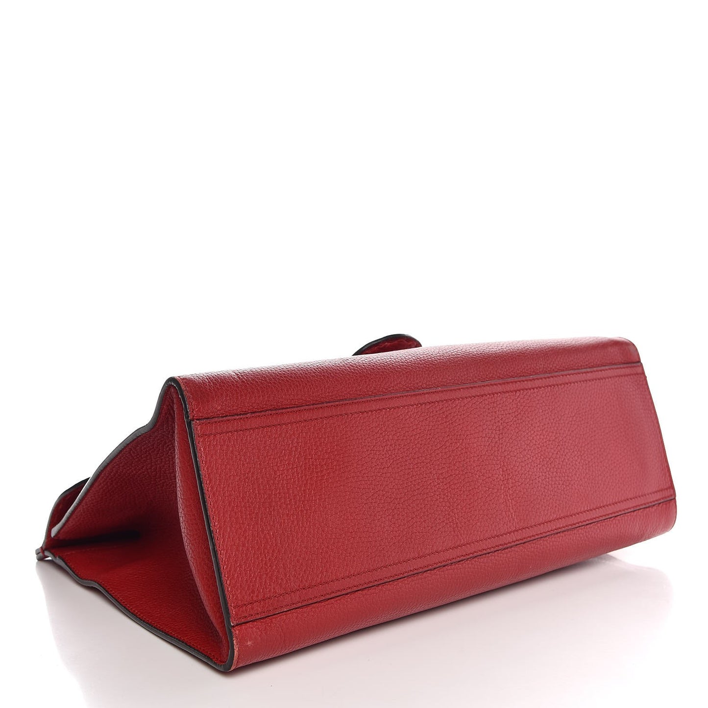 Calfskin Medium GG Marmont Top Handle Bag Vulcanic Red