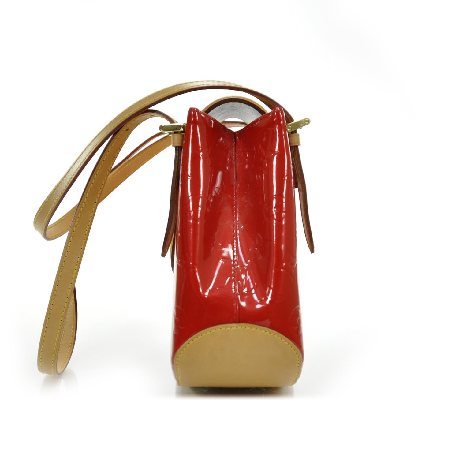 Louis Vuitton Vernis Biscayne Bay GM Rouge 5 of 8