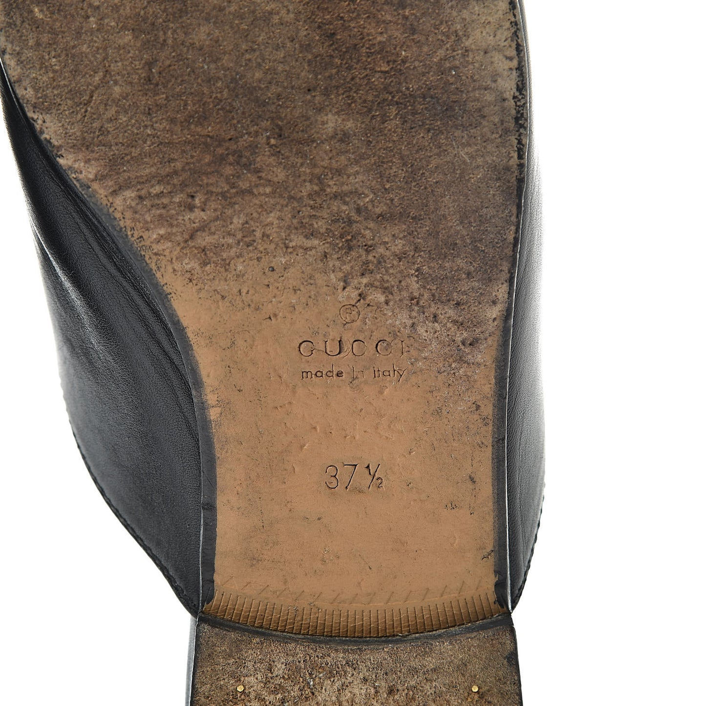 Calfskin Womens Princetown Slippers 37.5 Black