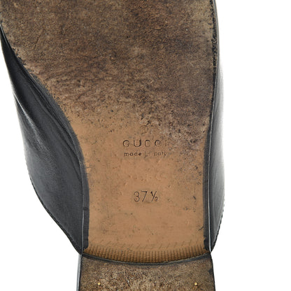 Gucci Calfskin Womens Princetown Slippers 37.5 Black 6 of 17