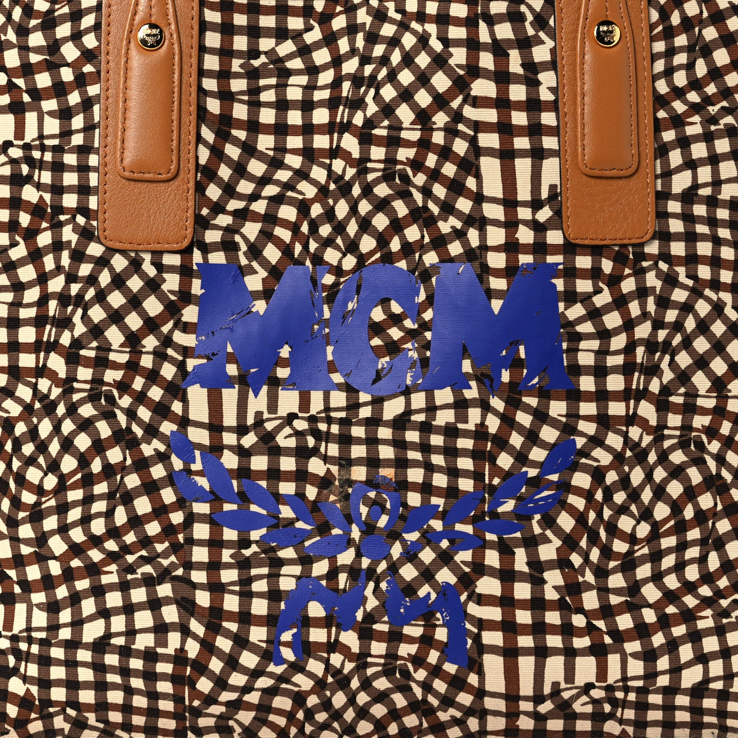Visetos Medium Liz Reversible Shopper Tote Cognac