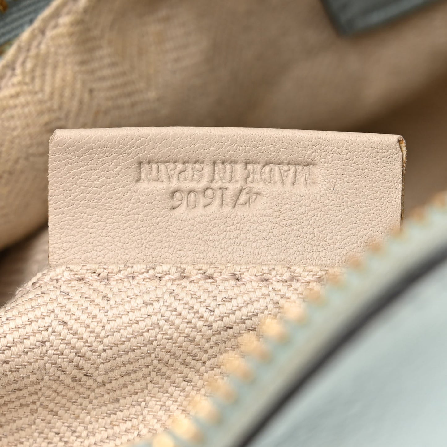 Calfskin Small Puzzle Bag Light Blue