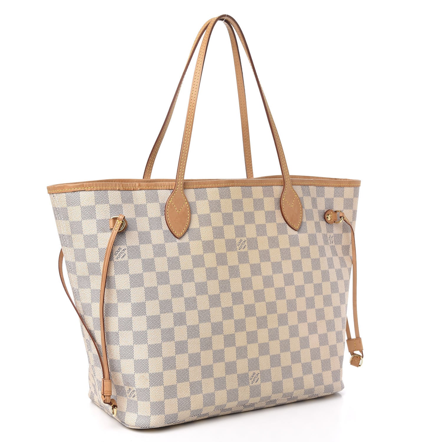 Louis Vuitton Damier Azur Neverfull MM 3 of 15