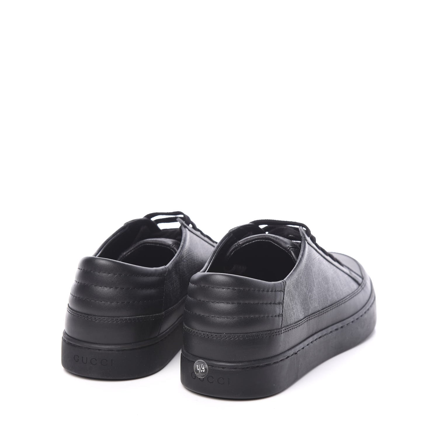 GG Supreme Monogram Mens Sneakers 6.5 Black