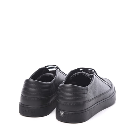 Gucci GG Supreme Monogram Mens Sneakers 6.5 Black 4 of 9