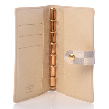 Louis Vuitton Damier Azur Small Ring Agenda Cover 5 of 7