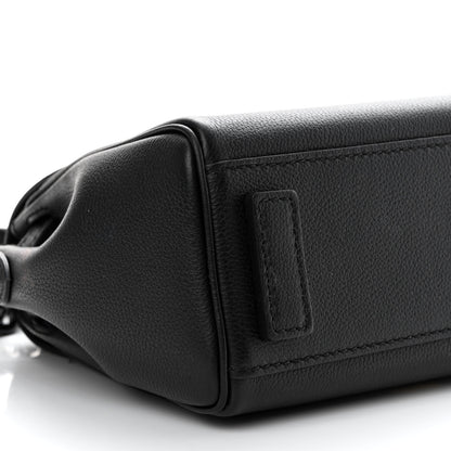 Versace Grained Calfskin Small La Medusa Top Handle Bag Black Lilac 8 of 13