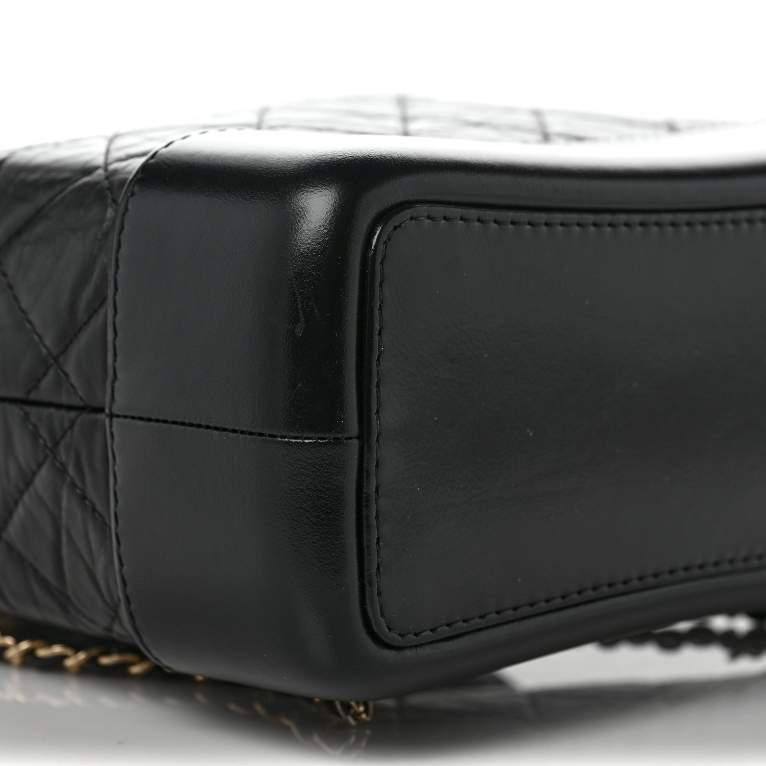 Chanel Aged Calfskin Quilted Small Gabrielle Backpack Black 7 of 8