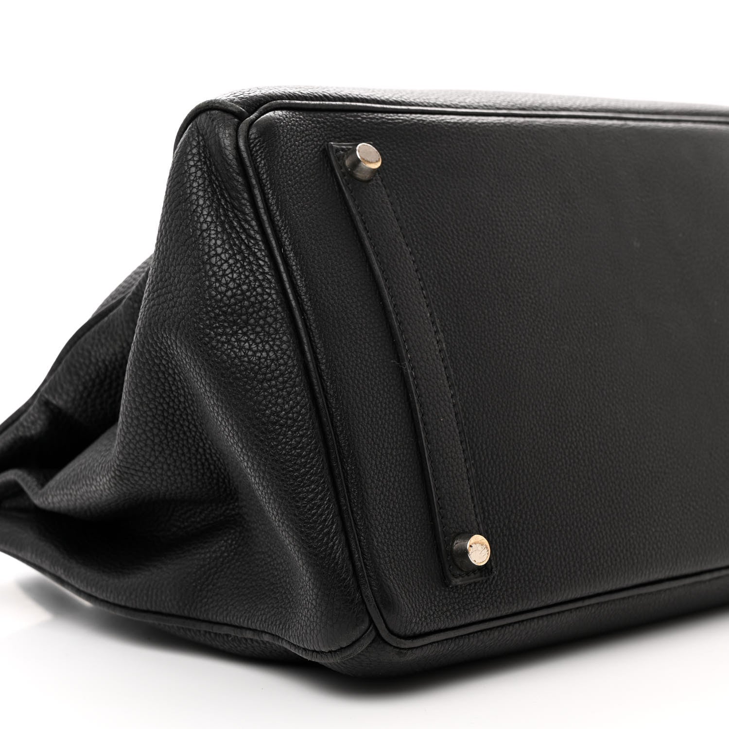 Hermes Taurillon Clemence Birkin 35 Black 9 of 19