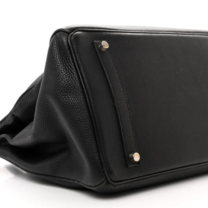 Hermes Taurillon Clemence Birkin 35 Black 9 of 19