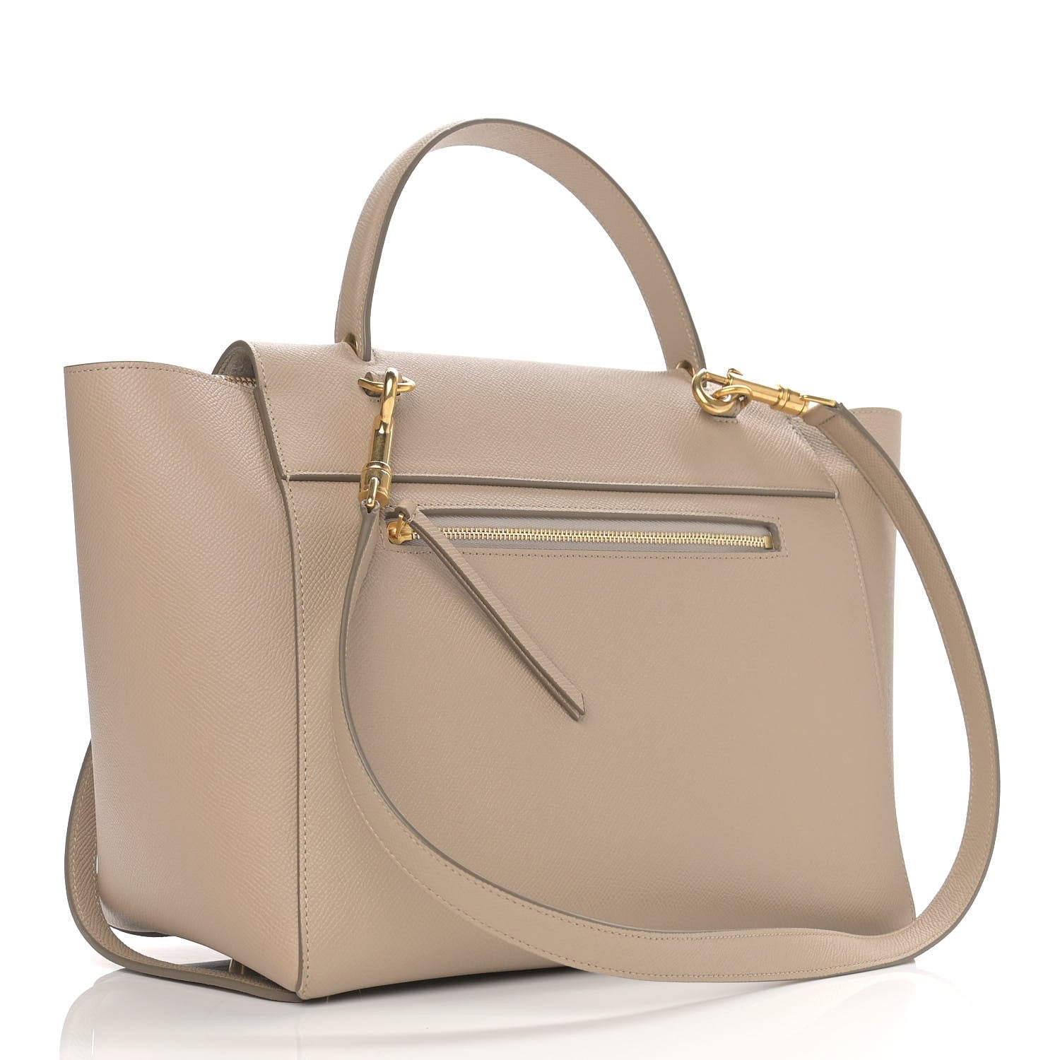 Celine Grained Calfskin Mini Belt Bag Light Taupe 2 of 10