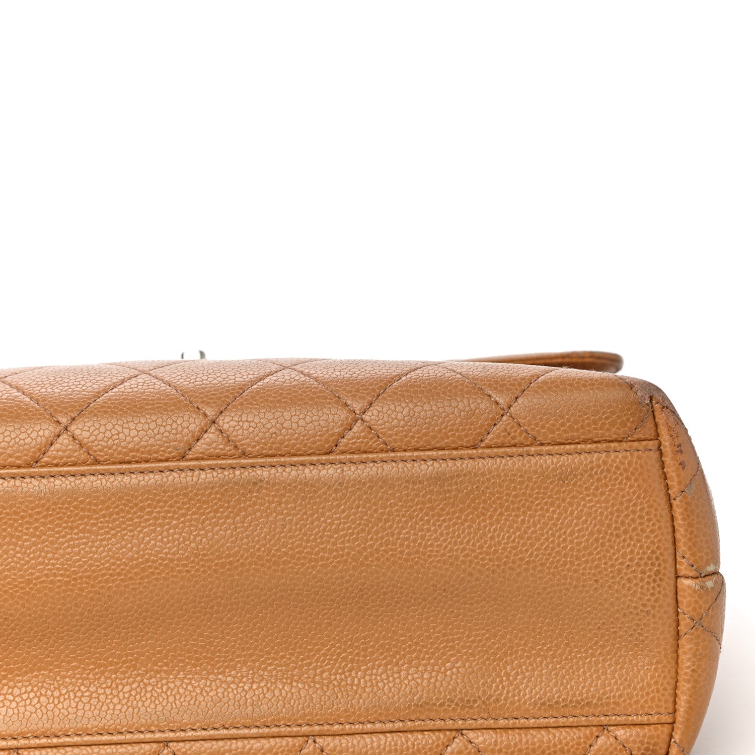 Chanel Caviar Quilted Jumbo Kelly Flap Beige 9 of 10