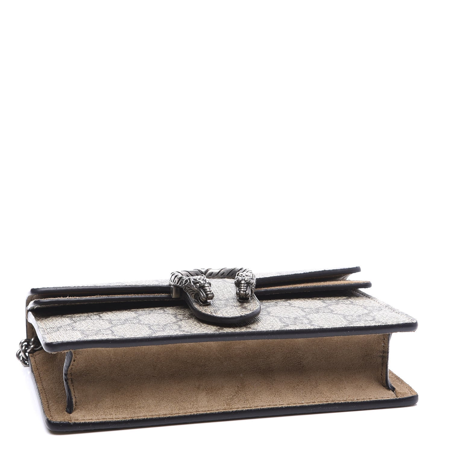 Gucci GG Supreme Monogram Super Mini Dionysus Shoulder Bag Taupe 3 of 11