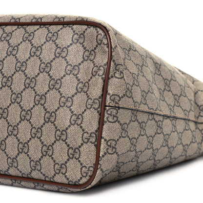 Gucci Soft GG Supreme Monogram Medium Crossbody Tote Beige Cuir 10 of 10