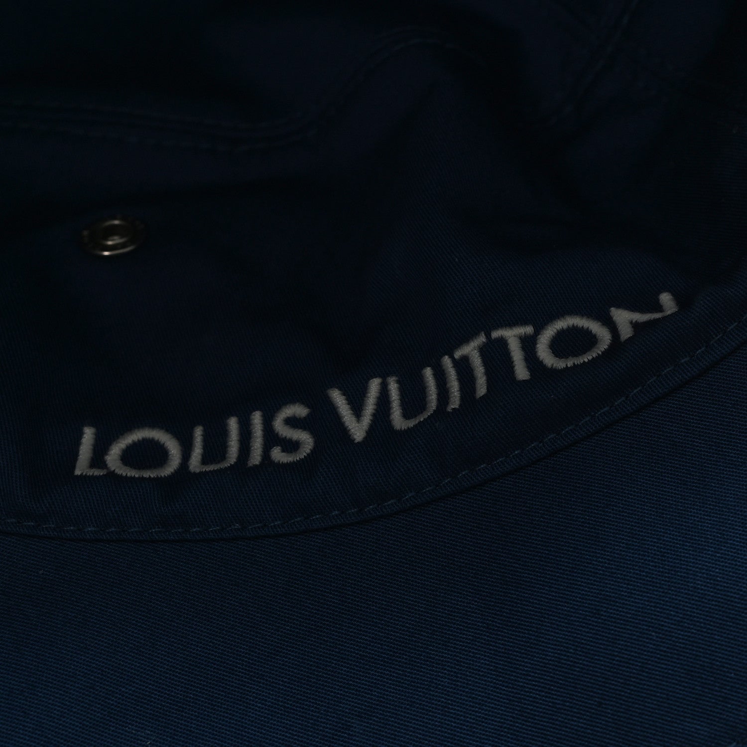 Louis Vuitton Monogram Denim Essential Bucket Hat 60 Blue 9 of 9