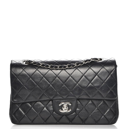 Chanel Lambskin Quilted Medium Double Flap Black 1 of 9