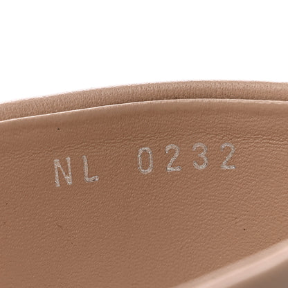 Louis Vuitton Lambskin Drapy Heel Mules 38 Beige 9 of 10