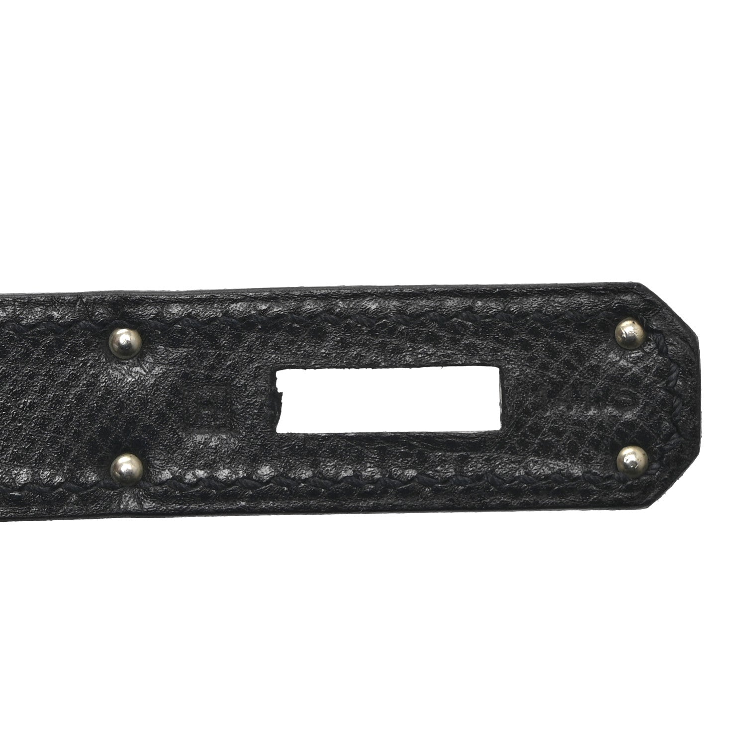 Hermes Courchevel Kelly Sellier 32 Black 7 of 10