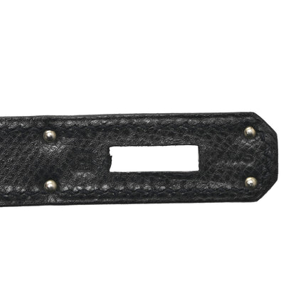 Hermes Courchevel Kelly Sellier 32 Black 7 of 10