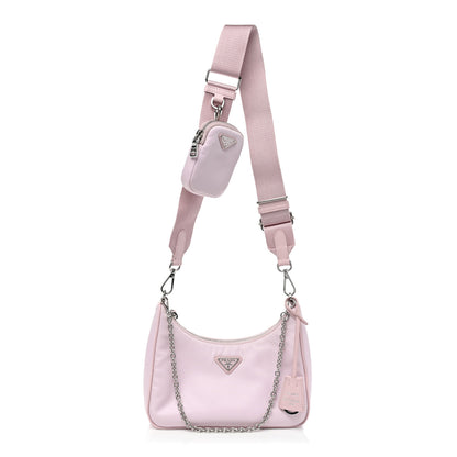 Prada Nylon Re-Edition 2005 Shoulder Bag Alabastro 1 of 7