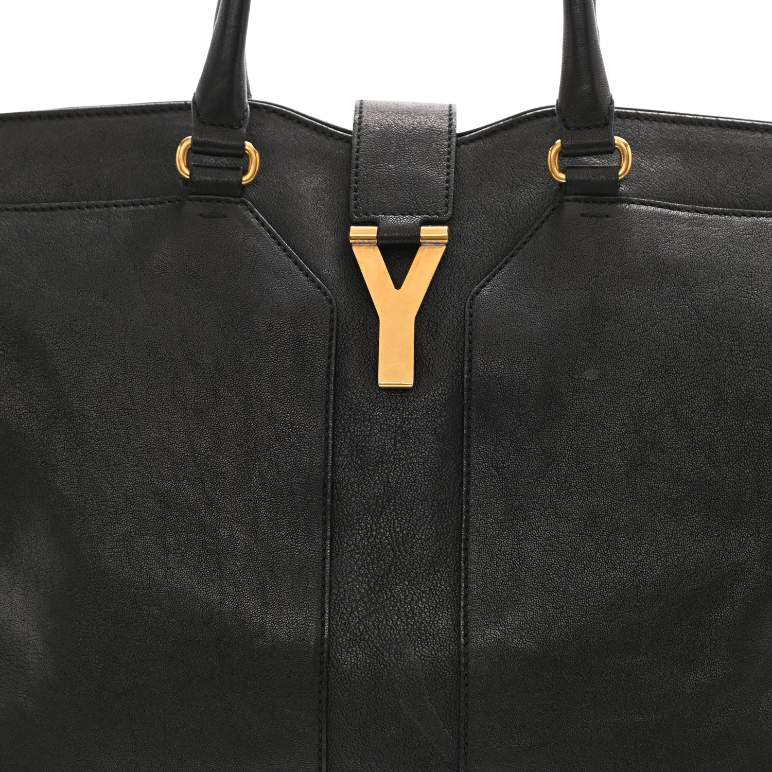 Saint Laurent Sheepskin Large Cabas ChYc Black 14 of 23